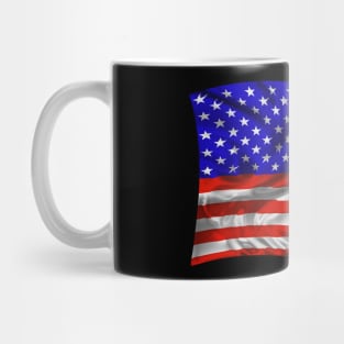 Waving USA Flag Mug